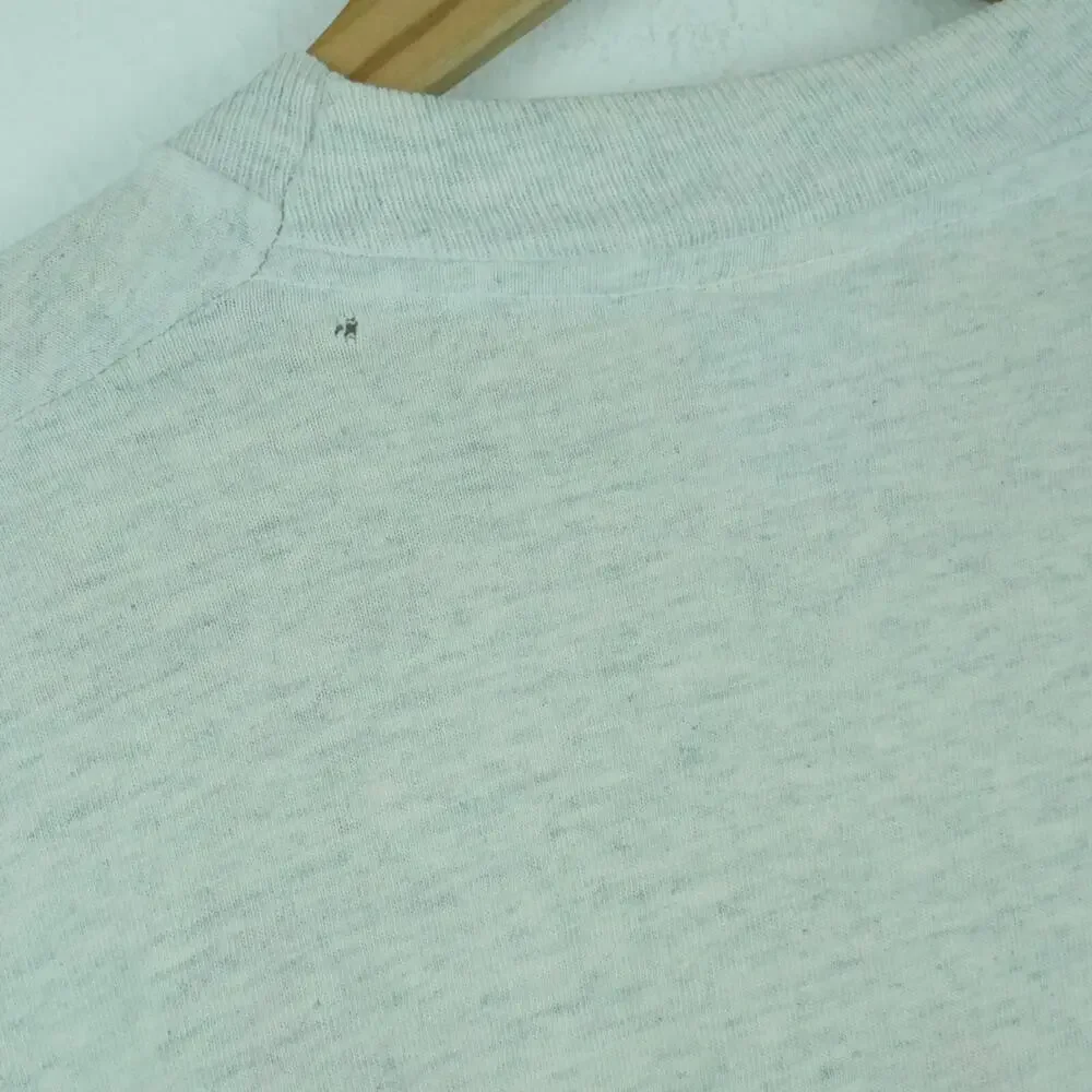 Vintage Univeristy of Hawaii T Shirt Crop 90s Single Stitch Collegiate Surfer - Picture 6 of 9